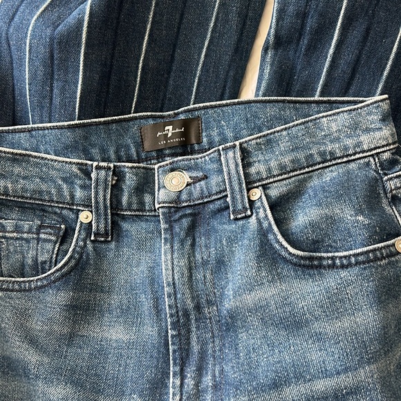 7 FOR ALL MANKIND DENIM JEANS PANTS SIZE 26 NWOT - Picture 8 of 10